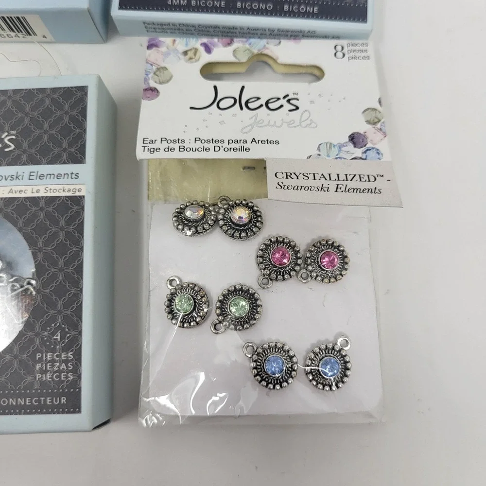 Bundle Jolee Crystalized Swarovski Jewelry Making Supplies Arts  Crafts Lot #12